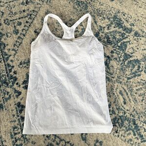 NWOT Lululemon Ebb To Street Tank Top Ribbed Built In Bra Women's 10 size